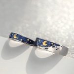 Романтичные кольца для двоих Солнце и Луна