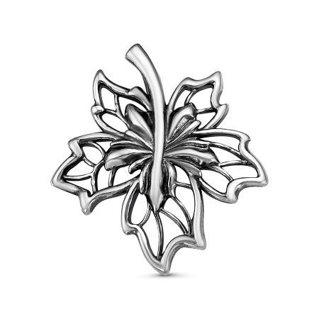 Подвеска Листик из серебра