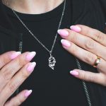 Кулон Дева серебристый