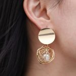 Серьги золото 585