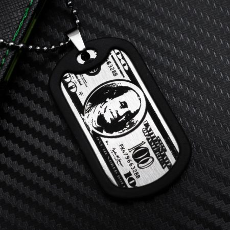 Жетон военный стальной доллар США
